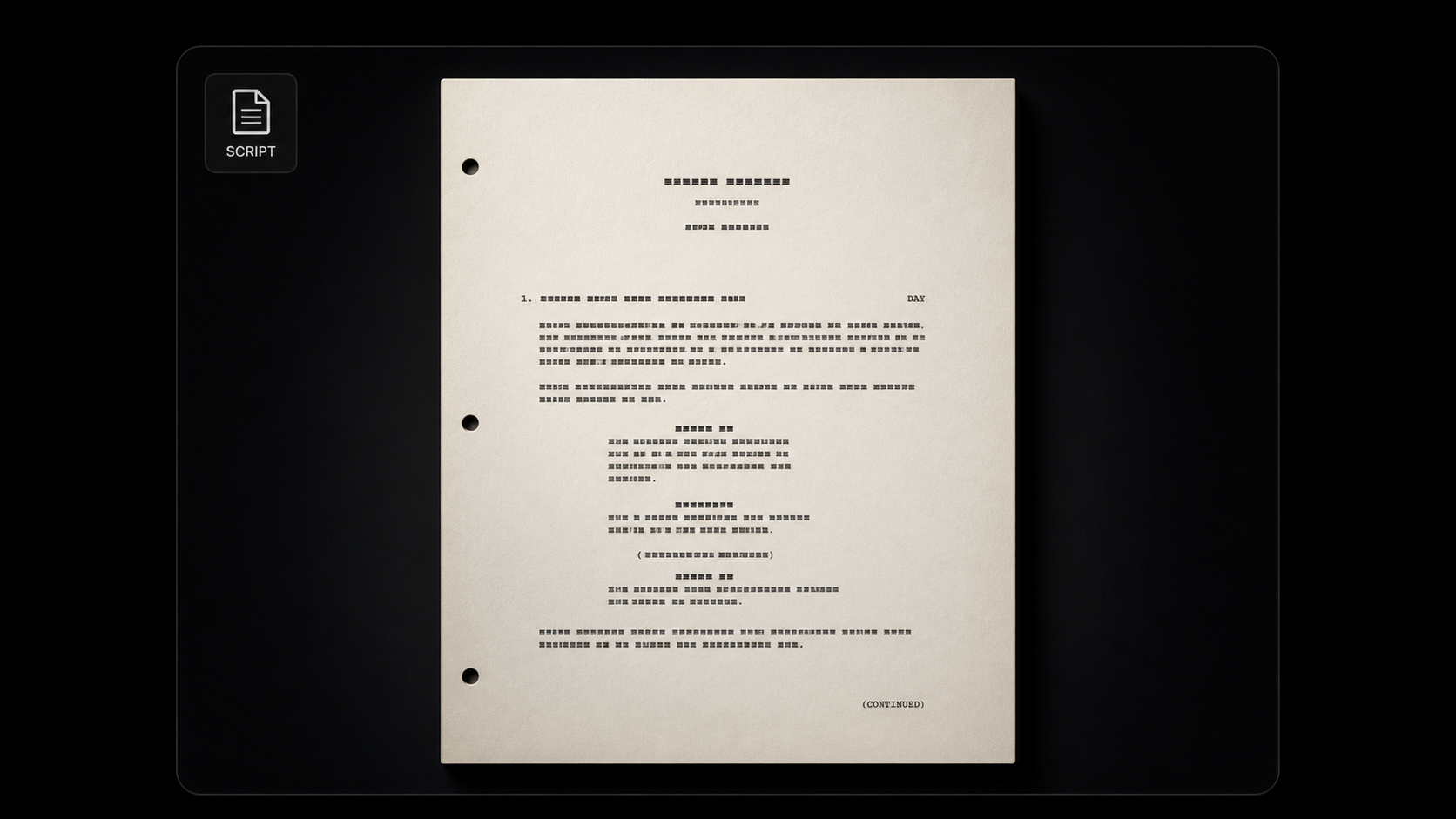 Screenplay document thumbnail